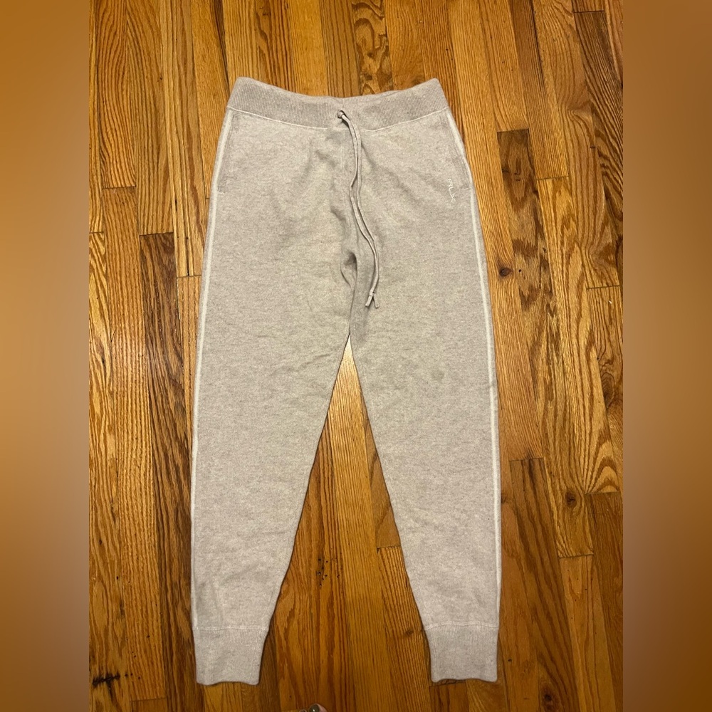 Ralph Lauren washable Cream Cashmere joggers